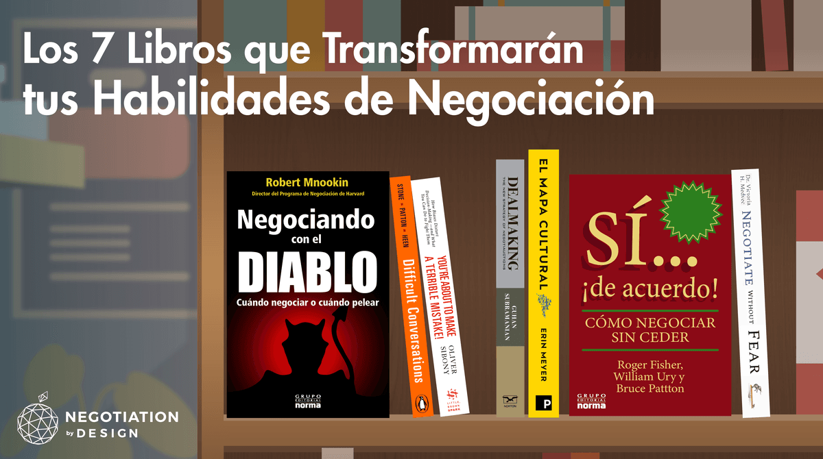 📚 Los 7 Libros que Transformarán tus Habilidades de Negociación