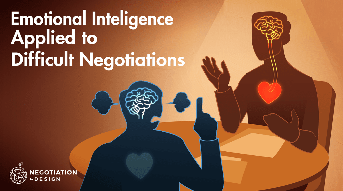 Emotional Intelligence Applied to Difficult Negotiations