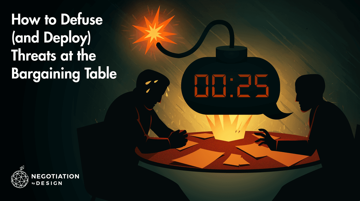 How to Defuse (and Deploy) Threats at the Bargaining Table