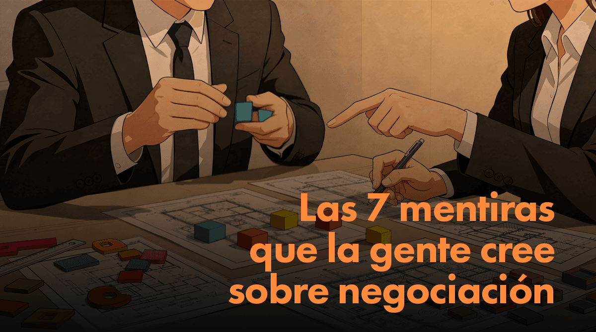 Las 7 mentiras que la gente cree sobre negociación