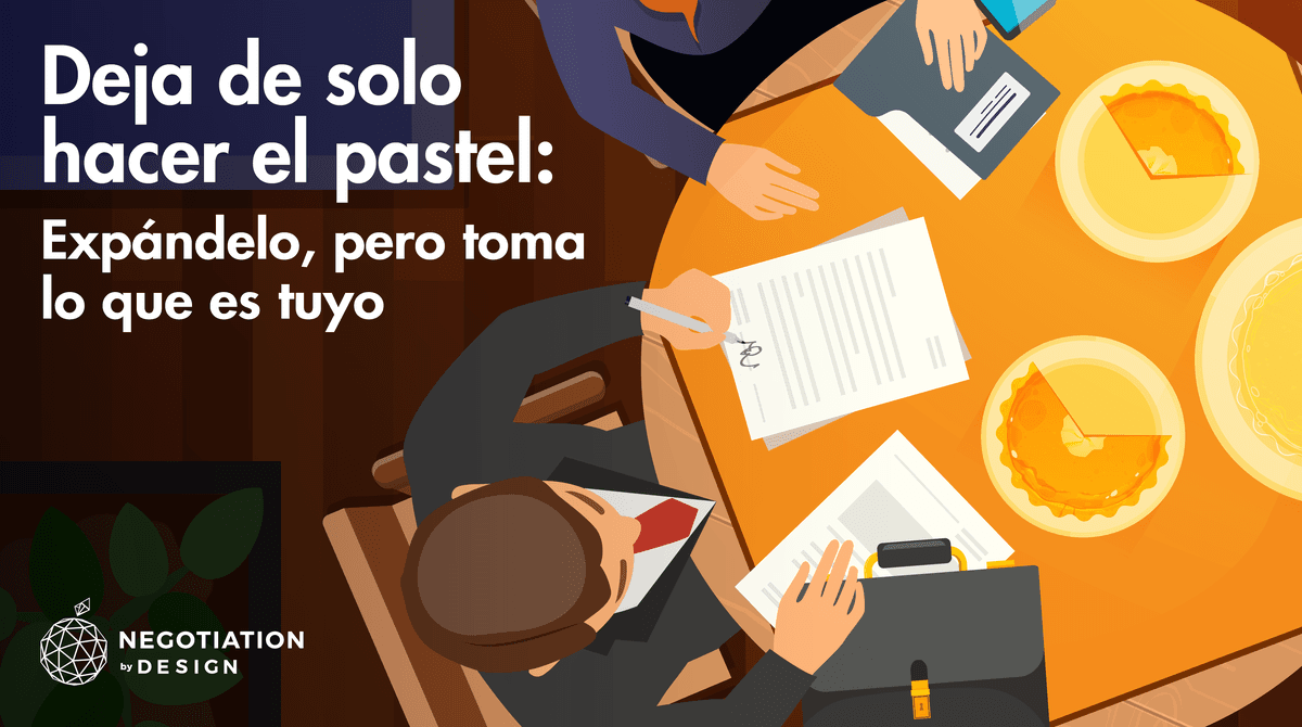 Deja de solo hacer el pastel: expándelo, pero toma lo que es tuyo